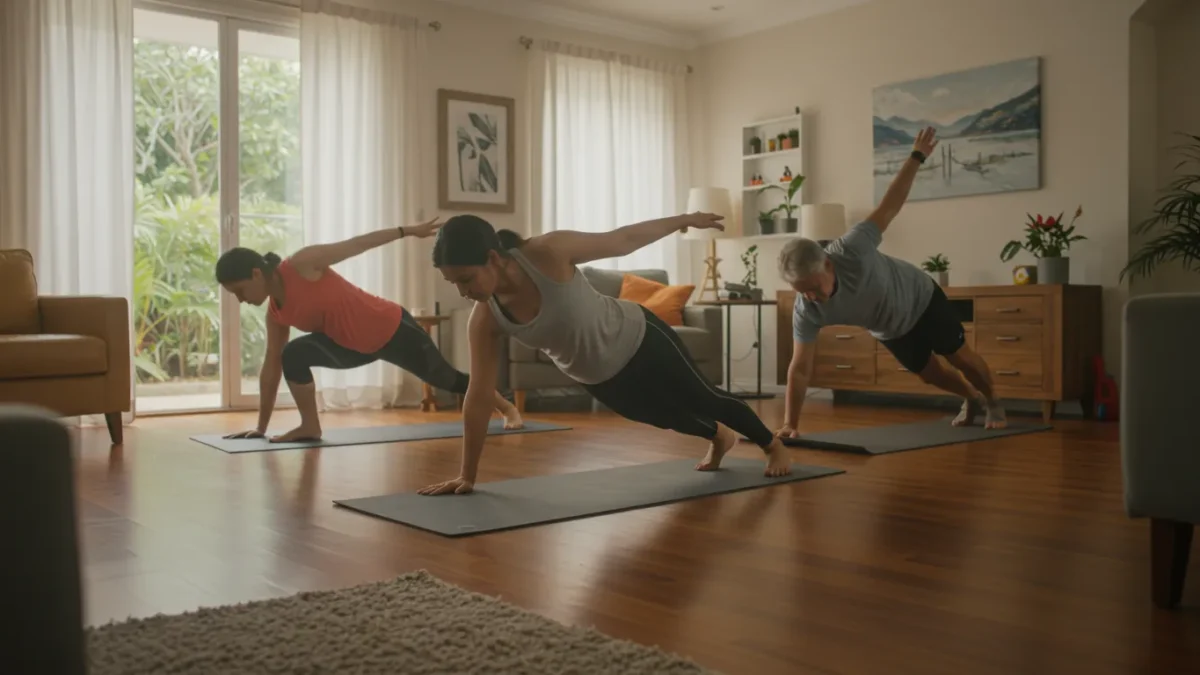 Benefícios do treino em casa: por que se exercitar no lar