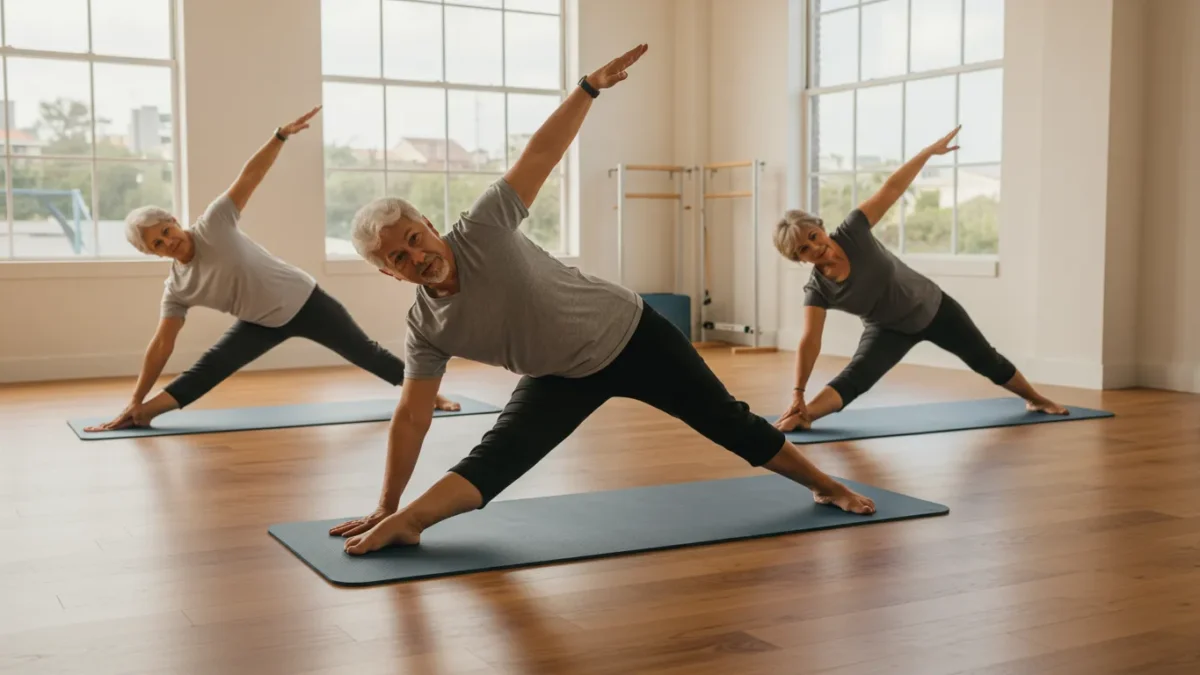 Benefícios do Pilates para idosos: mobilidade, equilíbrio e vida