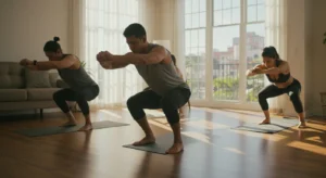 Treino em casa para emagrecer: exercícios que queimam gordura