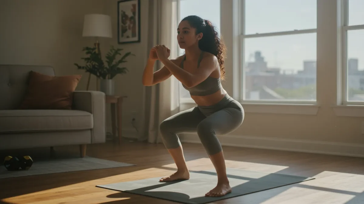 Treino em casa para iniciantes: rotinas seguras para começar