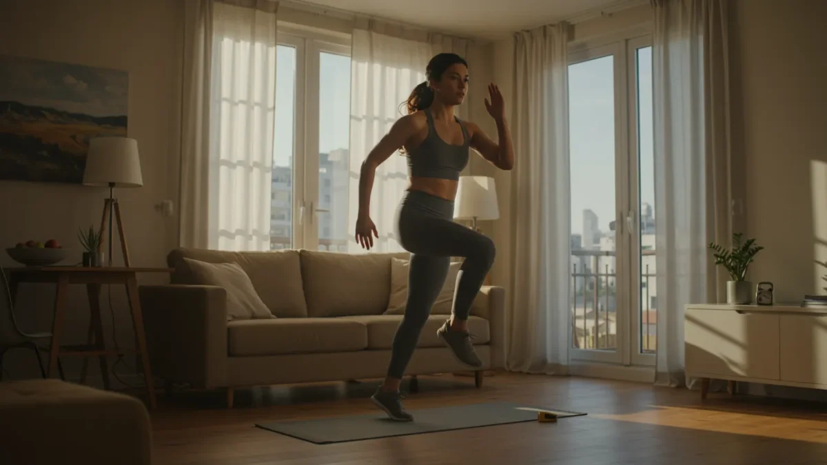 Treino HIIT em casa: maximize a queima de calorias em pouco tempo
