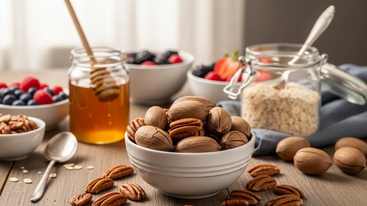 Noz pecan: o que é, benefícios, nutrientes e como usar